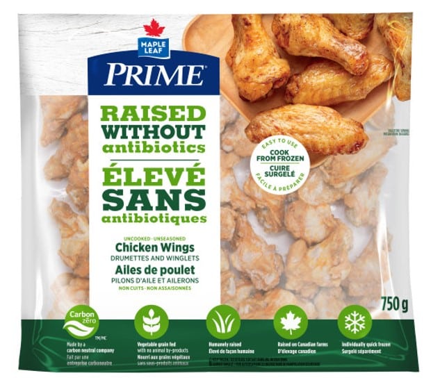 Maple Leaf Prime Chicken Wings - RWA