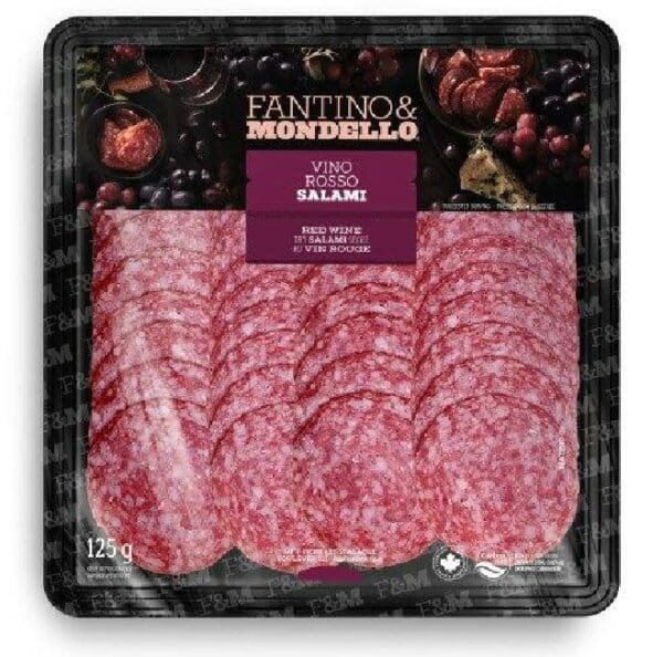 Fantino & Mondello - Vino Rosso Sliced Dry Salami