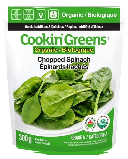 Cookin Greens - Organic Chopped Spinach