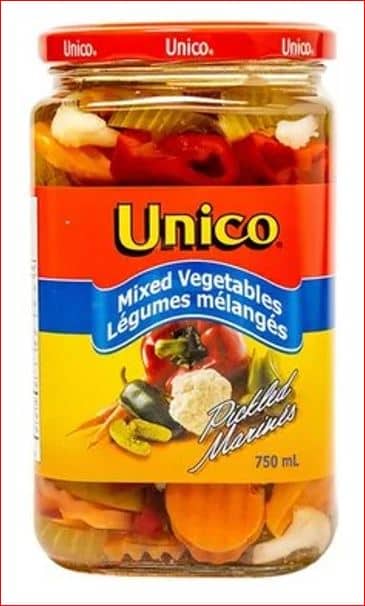 Unico Mixed Vegetables Pickled