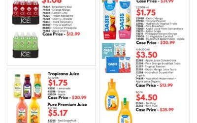 Summer Drinks Insert May 5th – May 16th, 2024